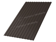 Профлист МЕТАЛЛ ПРОФИЛЬ МП-10х1100-A (VALORI-20-DarkBrown-0,5)