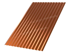 Профлист МЕТАЛЛ ПРОФИЛЬ МП-18x1100-A (AGNETA_Д-03-Copper-0,5)