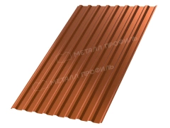 Профлист МЕТАЛЛ ПРОФИЛЬ МП-20x1100-B (AGNETA_Д-20-Copper-0,5)